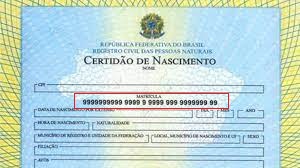 Modelo de Certidão de Nascimento - Nova